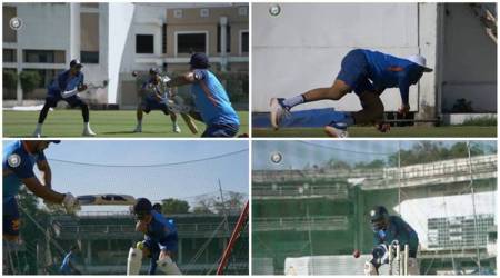 Indian cricket team during the net sessions in Nagpur. (BCCI)
