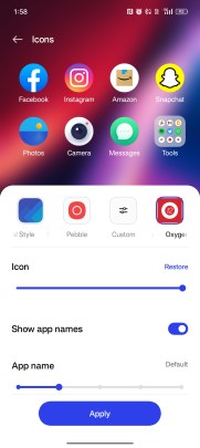 turn oppo into oneplus icon pack