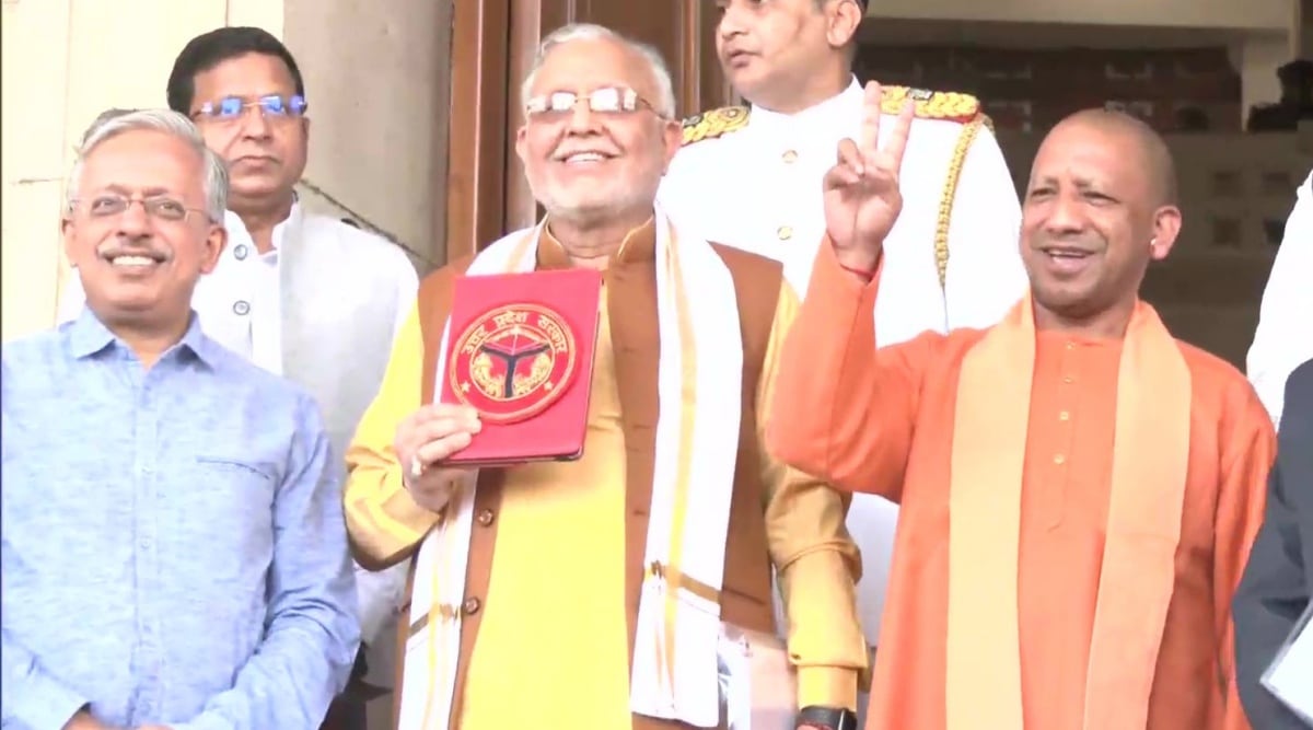 The UP state budget for the financial year 2023-24 will be presented in the Legislative Assembly today. (ANI Photo)