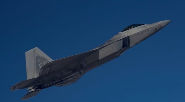 A US fighter jet shot down an unidentified cylindrical object over Canada (Reuters/Representational)