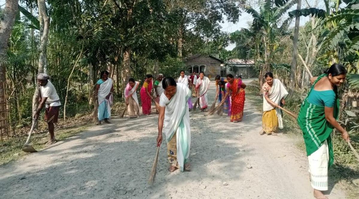 In Assam, a clean village contest, winner gets a 1-km concrete ...