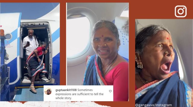 62-year-old YouTuber from Telangana boards her first flight