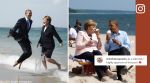 AI-generated images show Obama and Merkel having fun at the beach