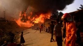 rohingya refugee camp, indian express