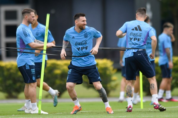 Roy Nemer on X: Lionel Messi with the new Argentina World Cup home shirt!  