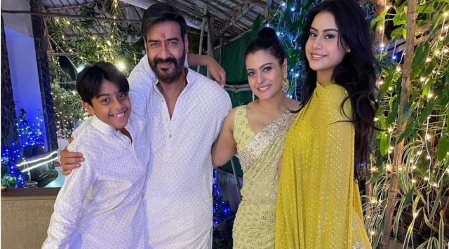 Ajay Devgn- Kajol- Nysa Devgan- Yug Devgan
