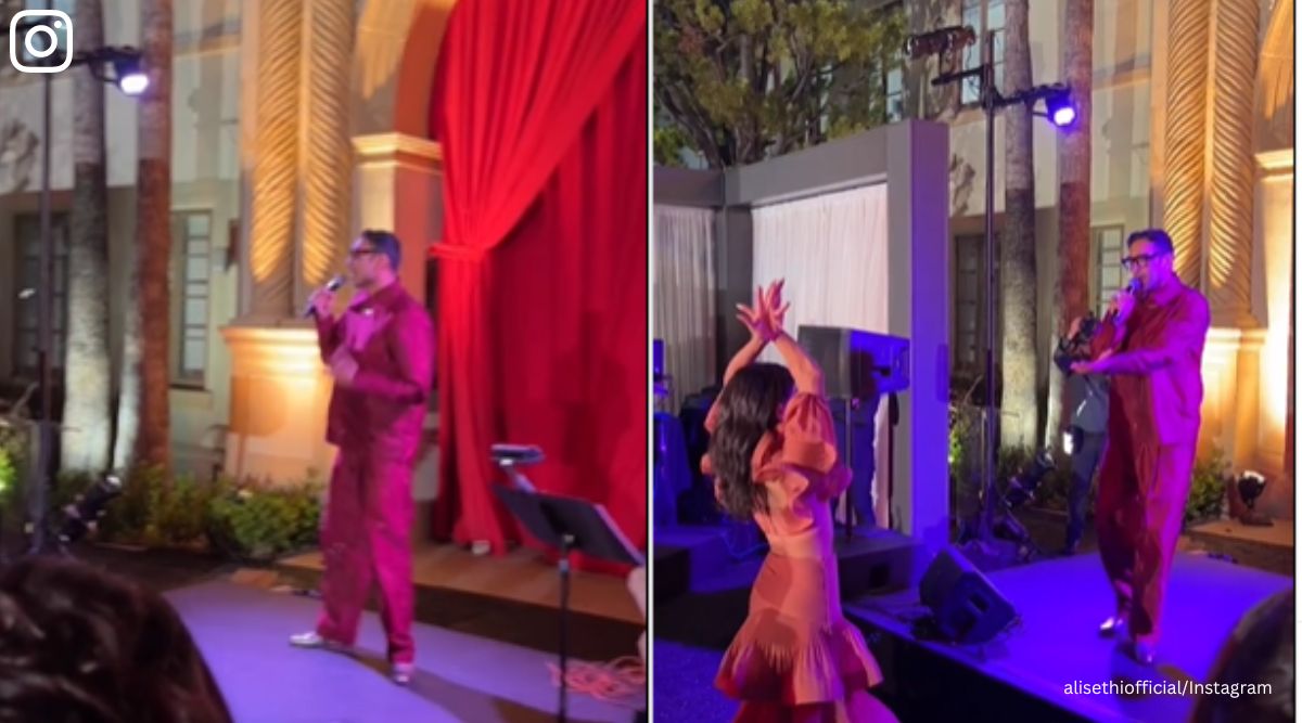 Ali Sethi sings while Australian actor dances