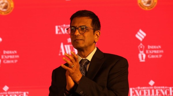 CJI, DY Chandrachud, justice dy chandrachud, Ramnath Goenka Excellence in Journalism awards, Indian Express, India news, current affairs