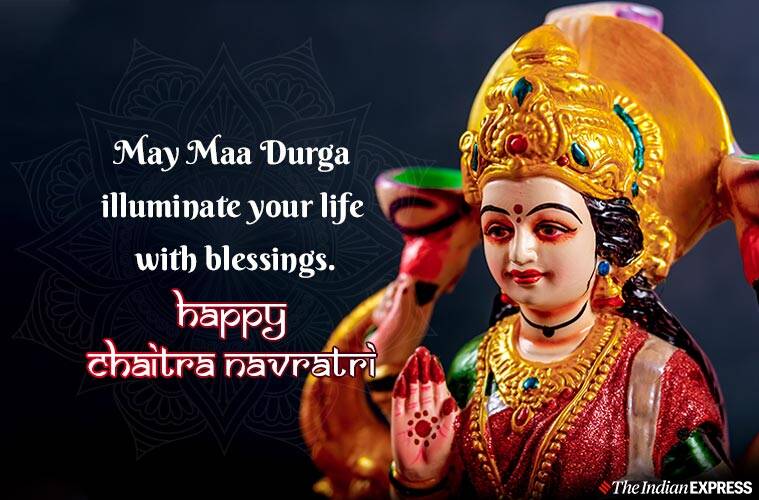 Happy Chaitra Navratri 2022 Images  HD Wallpapers for Free Download  Online WhatsApp Status Goddess Durga GIFs Greetings Messages and SMS  for Family   LatestLY