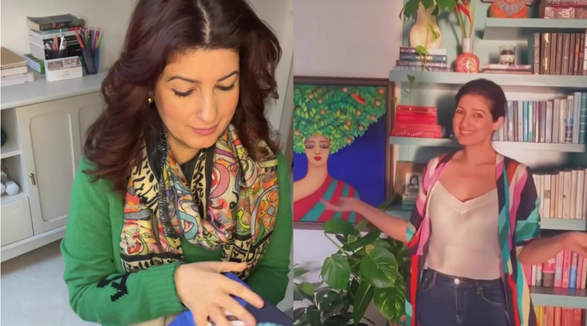 Tiwinkale Khana Chudai Video - Twinkle Khanna takes us inside her sun-kissed library full of 'cheeky  candles', gives tips on how to style your study | Entertainment News,The  Indian Express