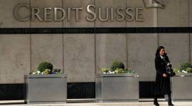 Credit Suisse shares fall
