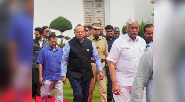 Delhi Assembly VK Saxena Arvind Kejriwal