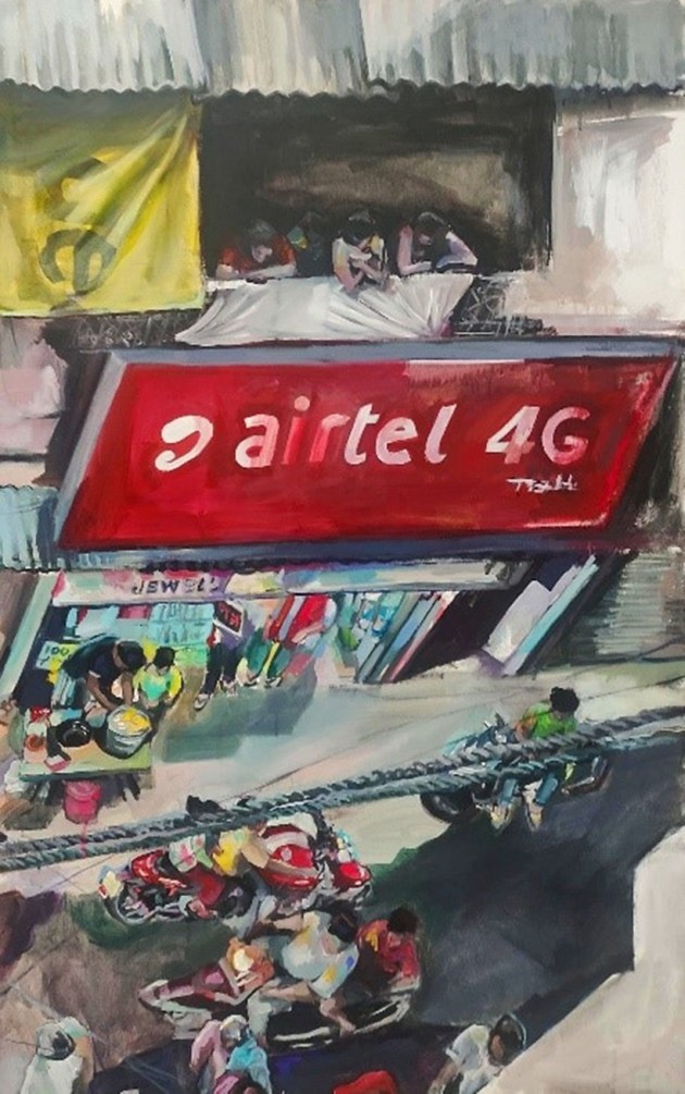 art, art exhibition, new delhi, onkaf gallery, spanish artist, watercolour, realities, spiritual, india, indian express