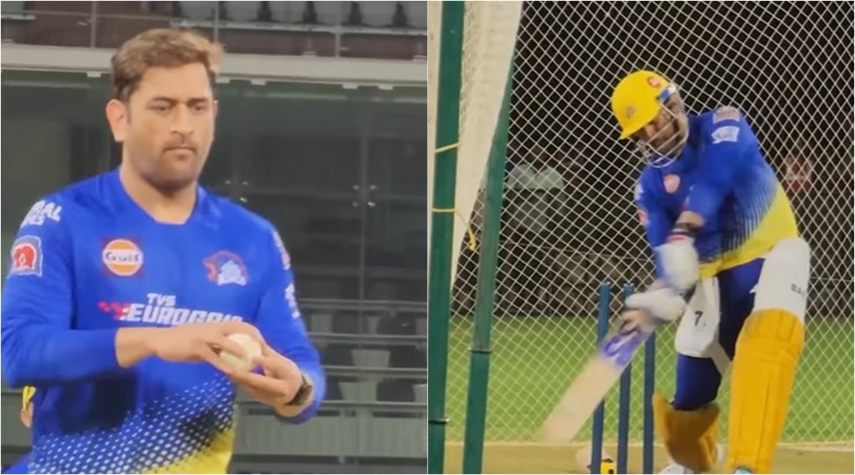 Mahi’s Multiverse: Watch MS Dhoni bowling to himself in edited video of Chennai Super Kings