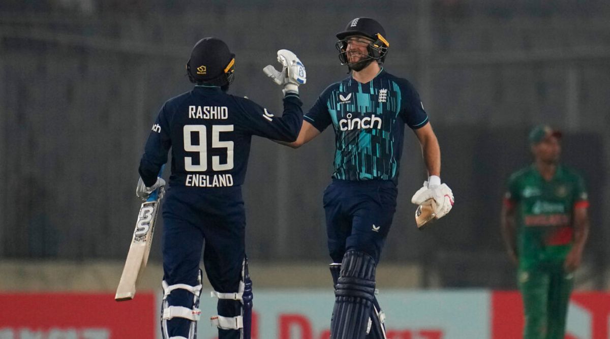 Malan Rashid Dawid Malan guides England past Bangladesh in low-scoring ODI | Cricket ...