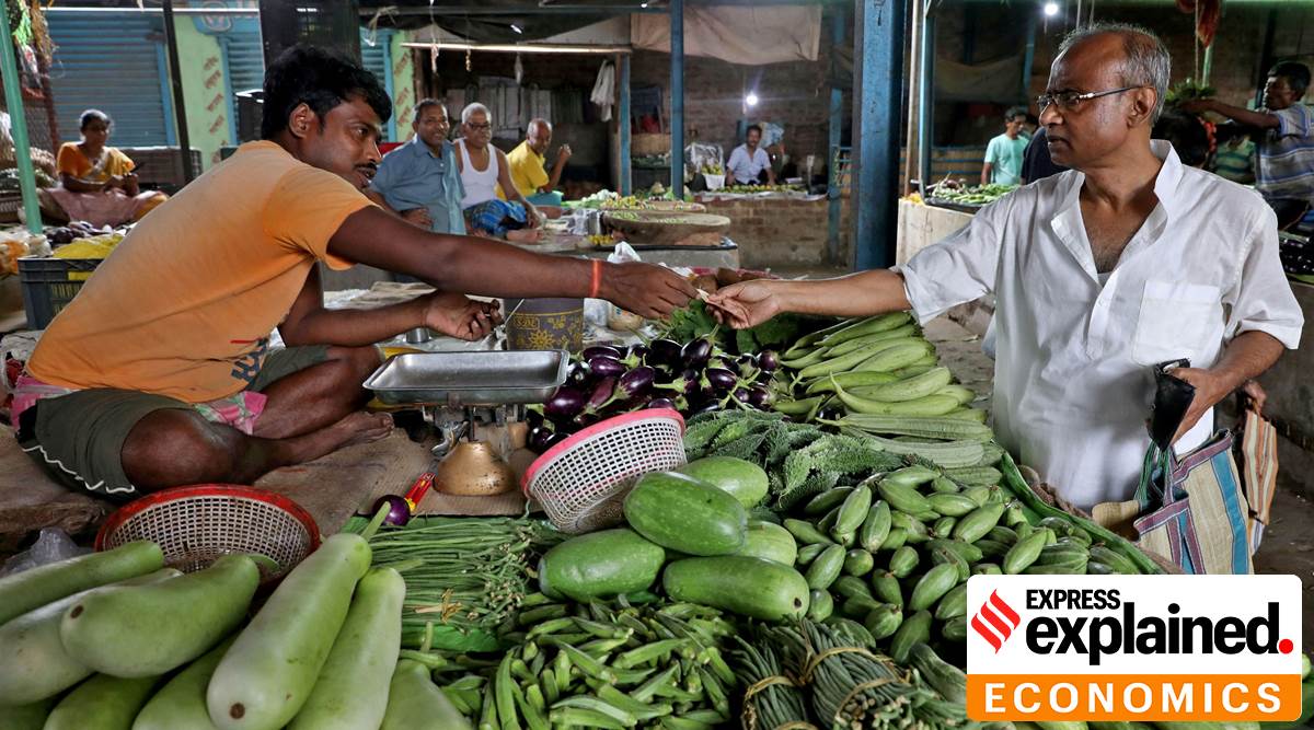 A retired school headmaster buys vegetables from a vendor