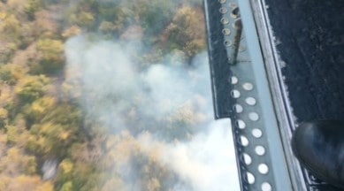 Mahdei sanctuary fire doused by helicopters