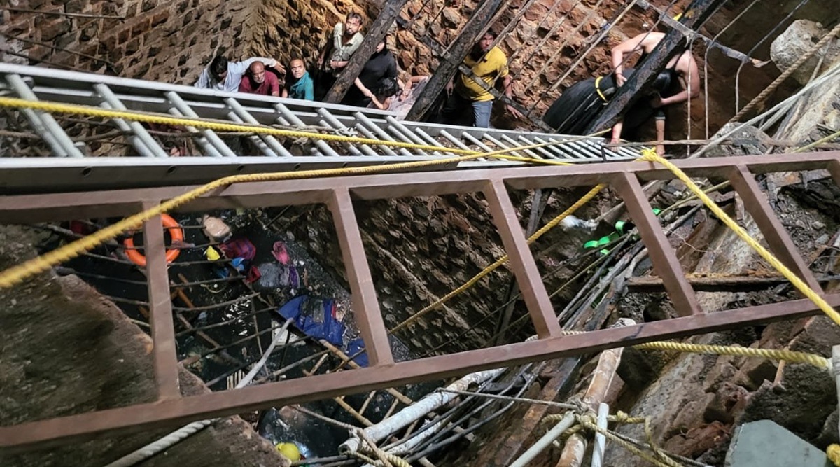 Indore temple caves in