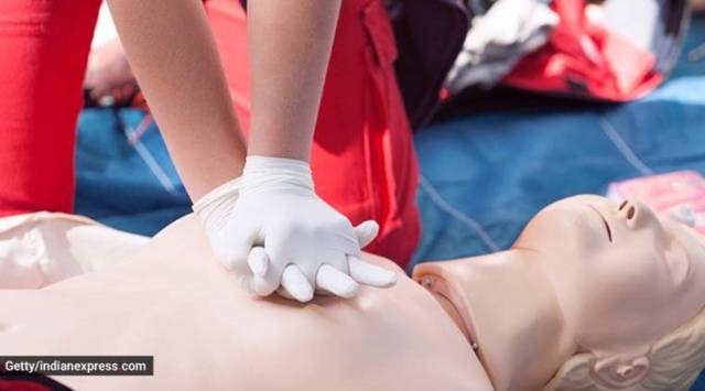 Basic life support includes cardiopulmonary resuscitation (CPR) and using a portable defibrillator (AED) if required (Source: Getty Images/Thinkstock)