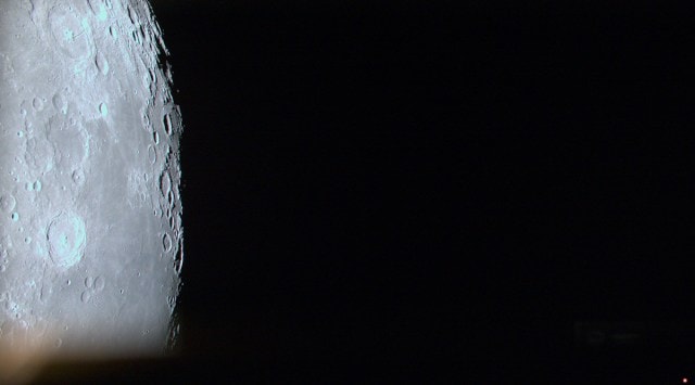 Privately Built Japanese Moon Lander Sends Beautiful Image From Lunar Orbit Technology News