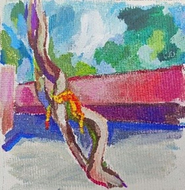 art, art exhibition, new delhi, onkaf gallery, spanish artist, watercolour, realities, spiritual, india, indian express