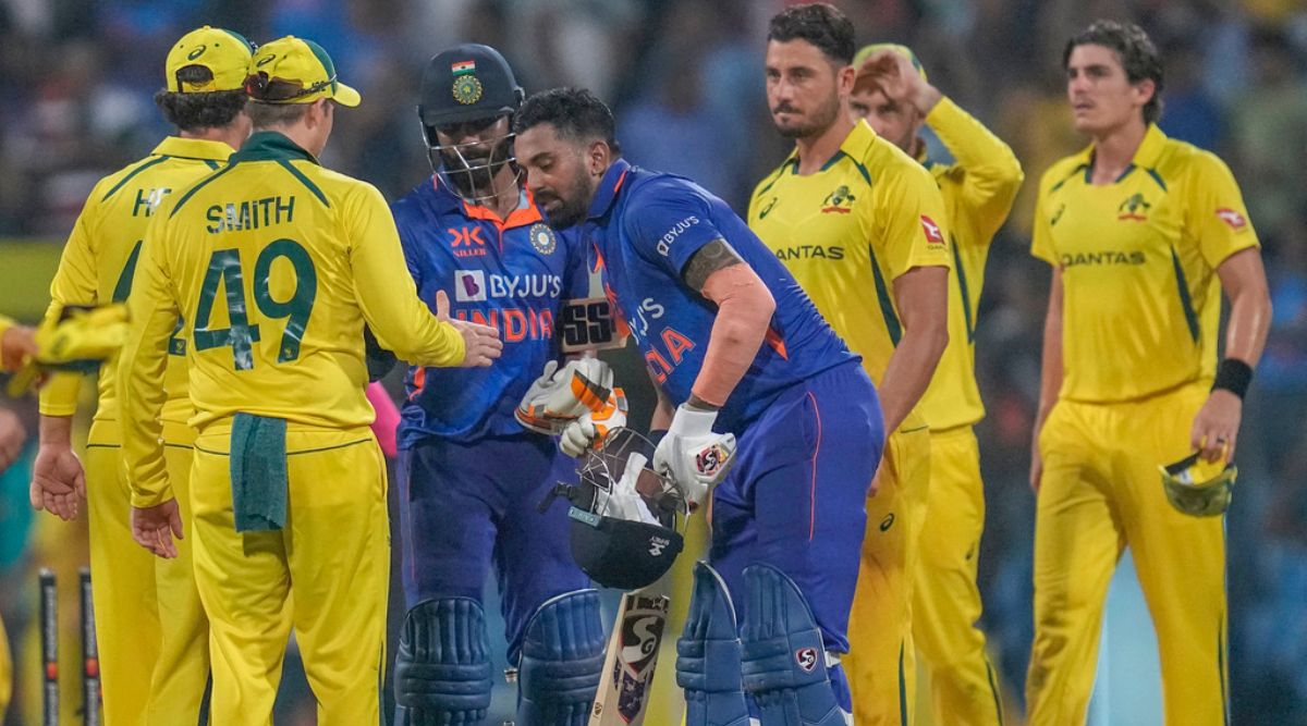 Ind Vs Aus Highlights India Win By Five Wickets Hundred Run Unbeaten