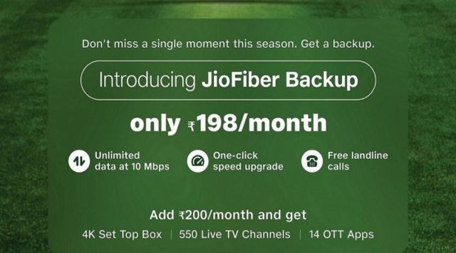 JioFiber Backup | What is JioFiber Backup | JioFiber Backup plans