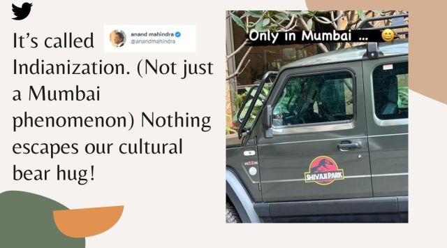 Jurassic park logo as Shivaji park