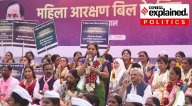 K Kavitha Women's Reservation Bill