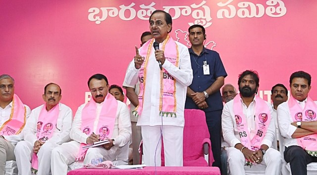 Telangana Chief Minister K Chandrashekar Rao (Twitter/@BRSparty)