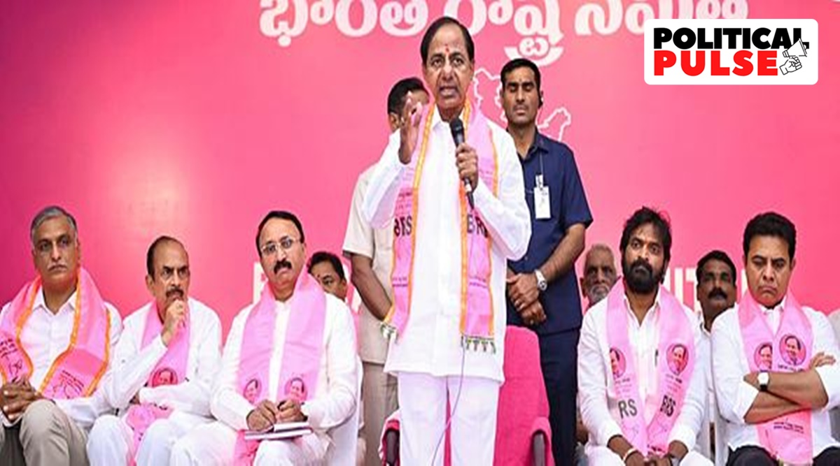 stage-set-for-another-kcr-rally-in-nanded-as-brs-eyes-civic-polls-for-maharashtra-foray