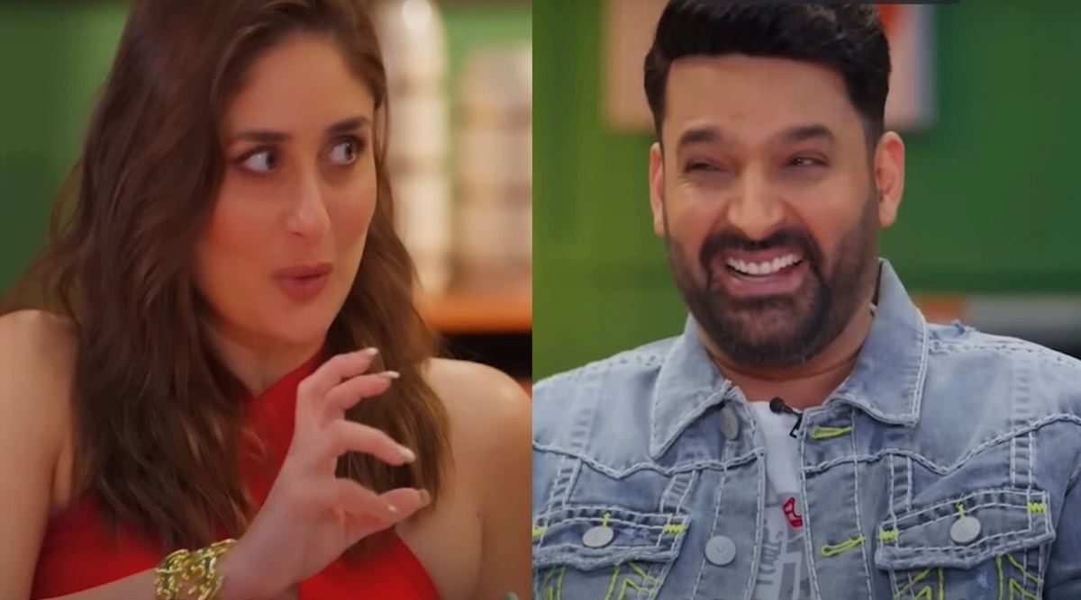 Kareena Kapoor asks Kapil Sharma if he is romantic in real life: 'I haven't  downloaded my two kids' | Entertainment News,The Indian Express