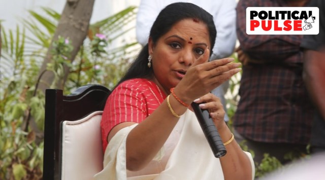 Kavitha said the Congress must decide on its role and think beyond its own party in national interest. (Express photo by Anil Sharma)