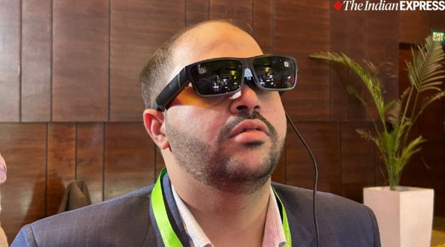 Lenovo’s ThinkReality A3 is a pair of smart AR glasses