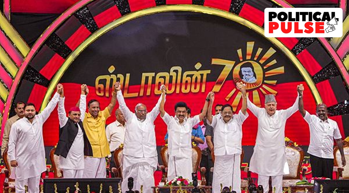 draai compenseren Doe mijn best Stalin, come to the national scene': As TN CM turns 70, Opp leaders make  unity pitch, Cong plays down PM name debate | Political Pulse News,The  Indian Express