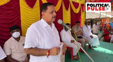 Madal Virupakshappa, karnataka news, bjp mla son , indian express