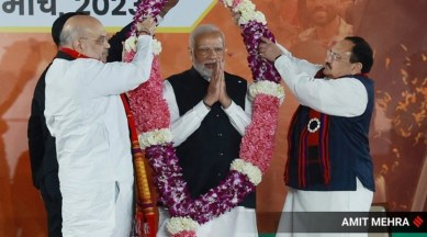 Himanta Biswa Sarma, Narendra Modi, Meghalaya, Nagaland, Tripura, Indian Express, India news, current affairs
