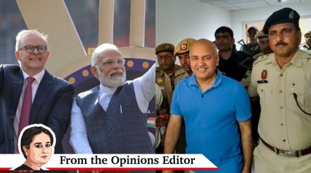 sisodia arrest, modi in ahmedabad