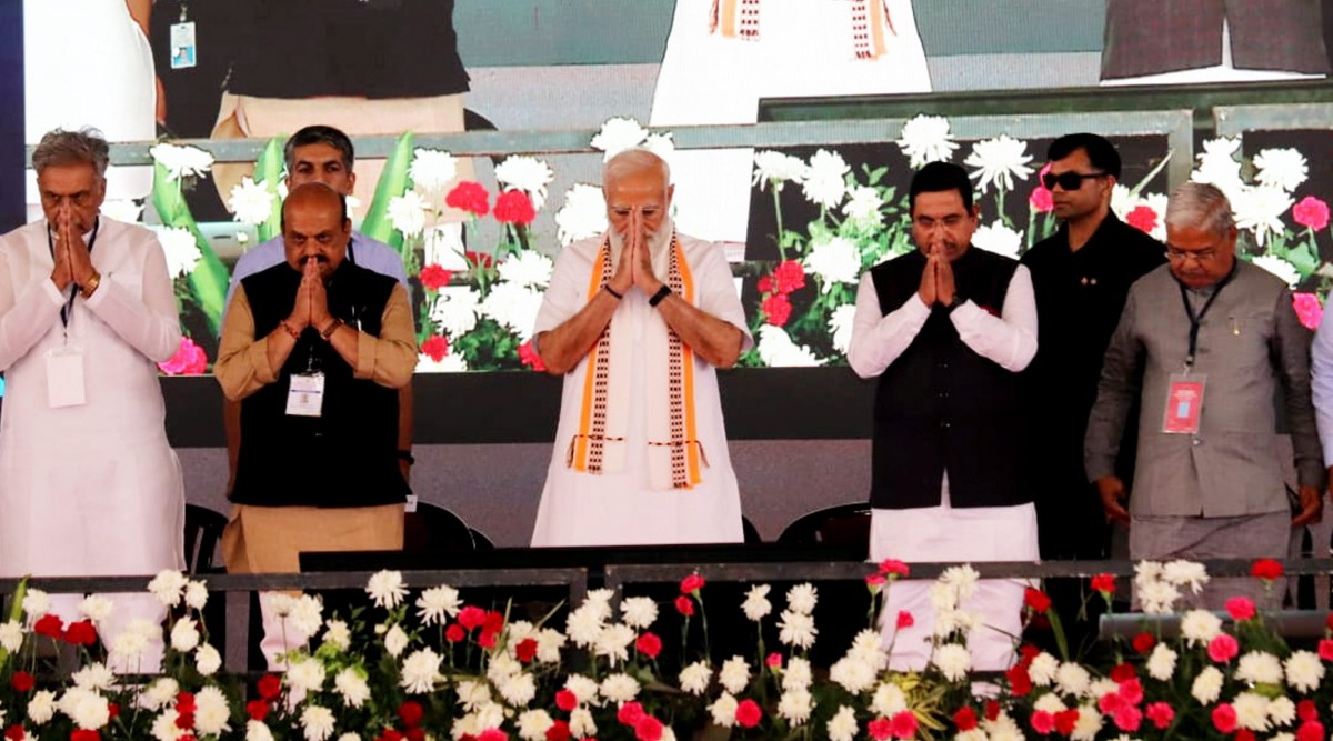 pm visit to dharwad