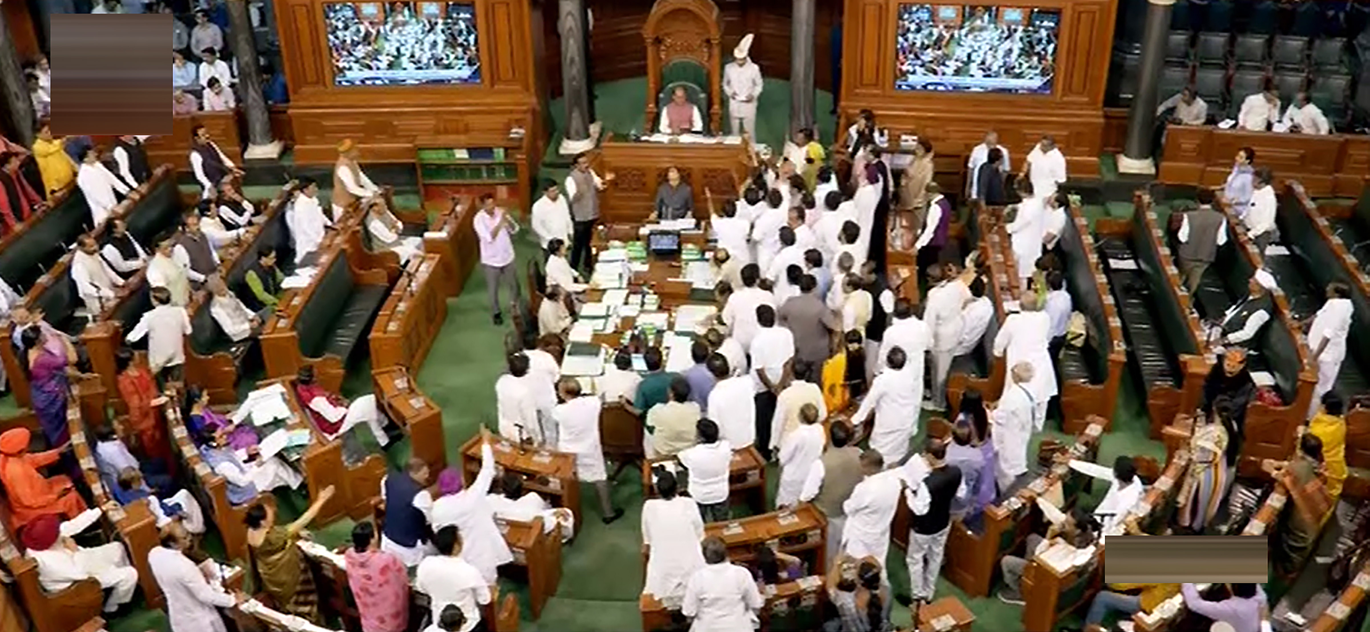 Lok Sabha Adjourned Till Monday Amid Sloganeering Against Rahul Gandhi ...