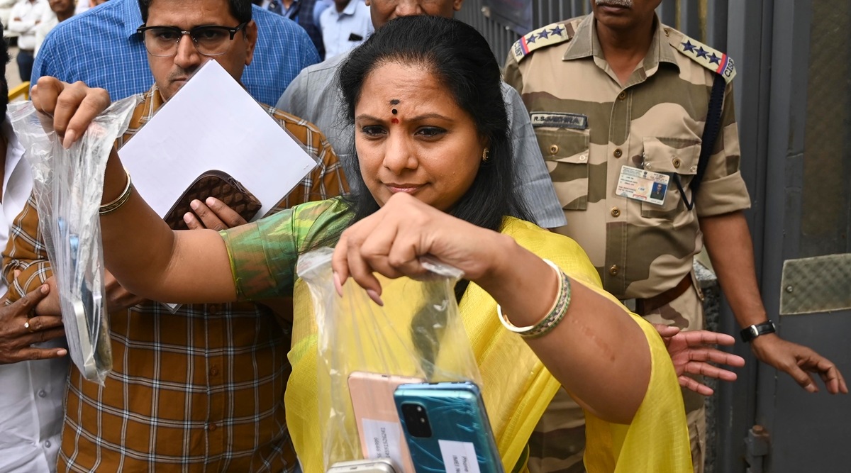 Delhi Excise Policy Brs Leader Kavitha Writes To Ed Says She Is Submitting Phones To Agency