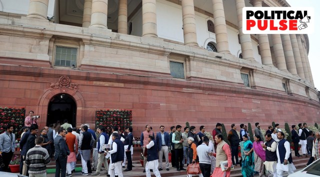 BJP leaders, including those belonging to the party's SC Morcha, refused to comment on the change. (Express photo by Praveen Khanna)