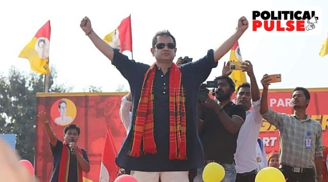 For the Motha and its leader Pradyot Manikya Debbarma, the understanding with the BJP is a way to ensure that their flock keeps together. With 13 MLAs, the Motha is the second-largest party in Tripura now. (Twitter/@PradyotManikya)