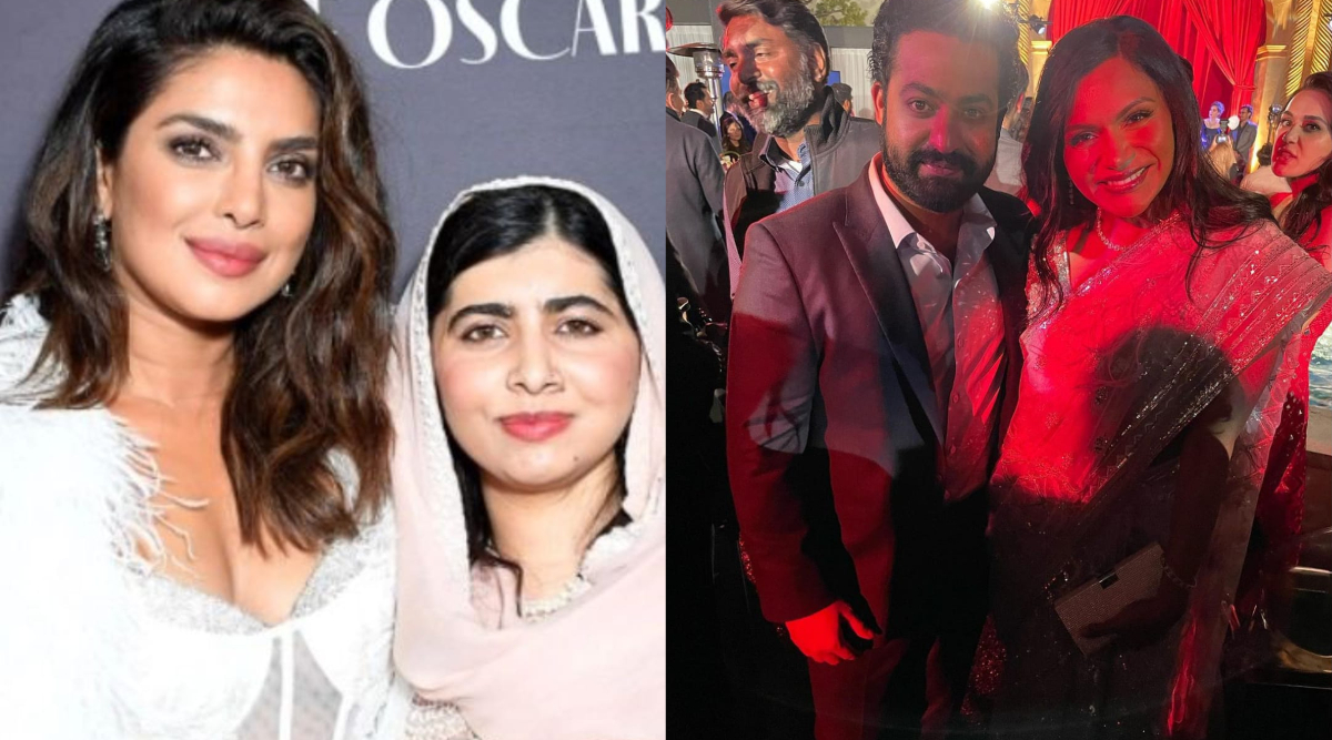 Preity Zinta Real Open Sexy Videos - Inside Priyanka Chopra, Mindy Kaling, Malala Yousafzai's pre-Oscars party  with Jr NTR, Preity Zinta; Ali Sethi croons for the crowd. See pics and  videos | Entertainment News,The Indian Express