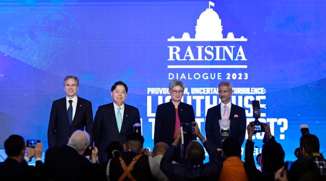 One of the most significant cues about the direction that this global multilateral engagement will take was evident in the last few lines of the joint statement of the Quad Foreign Ministers’ meeting. (AP/PTI)
