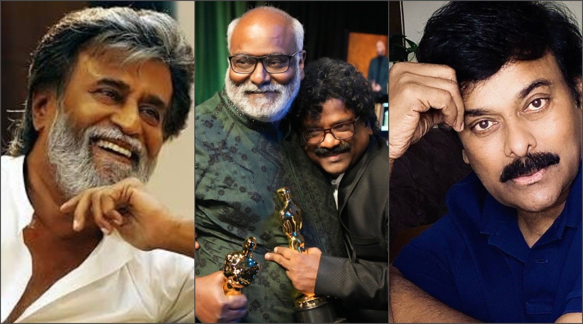 Rajinikanth and Chiranjeevi congratulate MM Keeravaani and RRR team on ...