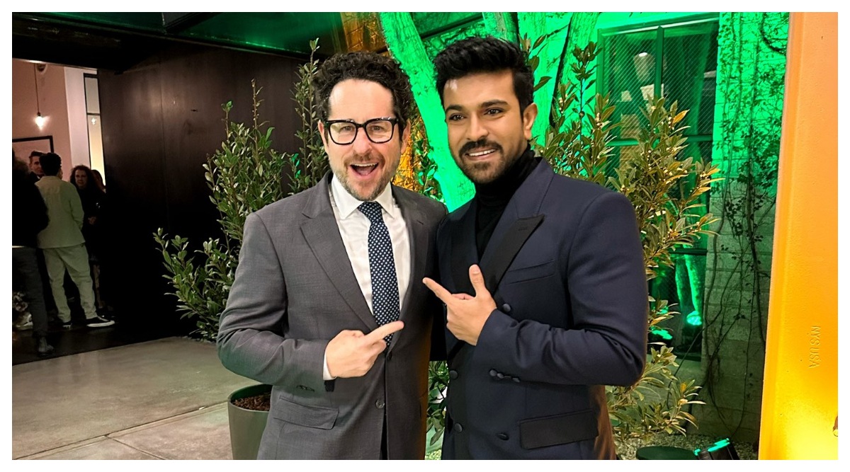 Ram Charan meets American filmmaker JJ Abrams, fans say 'Hollywood ...