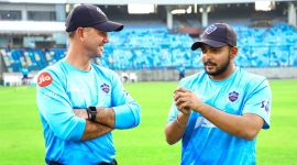 Ricky Ponting and Prithvi Shaw