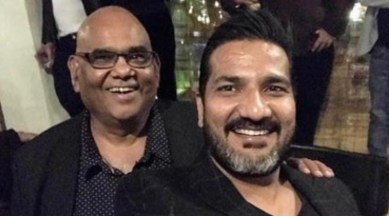 Satish Kaushik with nephew Nishant