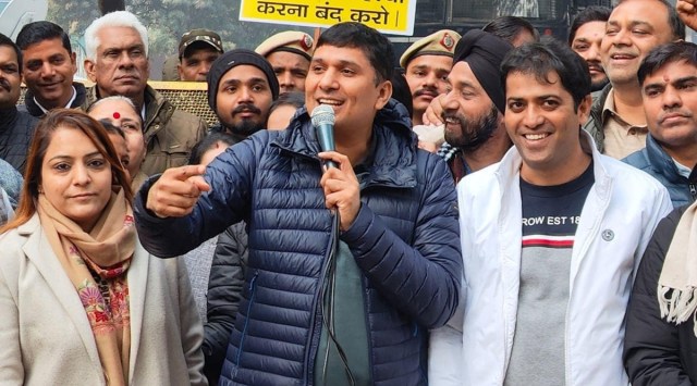 Bharadwaj was in California and working in the IT sector before the anti-corruption movement helmed by Anna Hazare and Kejriwal led to the formation of AAP in 2012. (Image: Facebook)